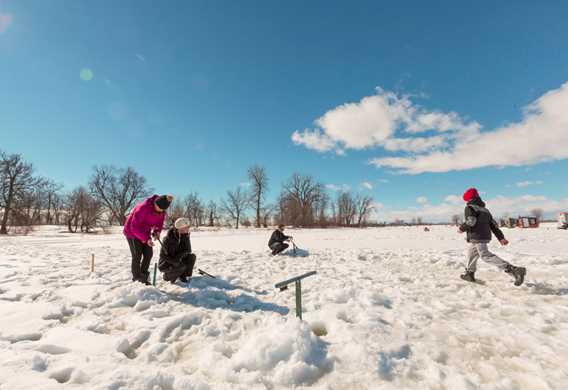 Pêche sur glace Pourvoirie Roger Gladu