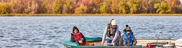 Pêche en automne à la Pouvoirie Roger Gladu