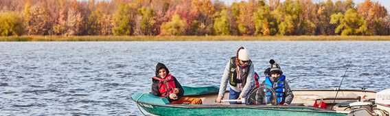 Pêche en automne à la Pouvoirie Roger Gladu