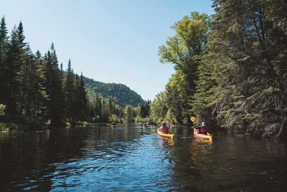 Kayak à Saint-Donat