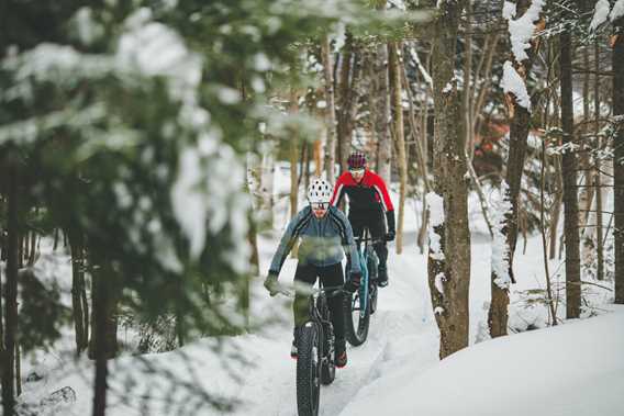 Fat bike in Saint-Donat