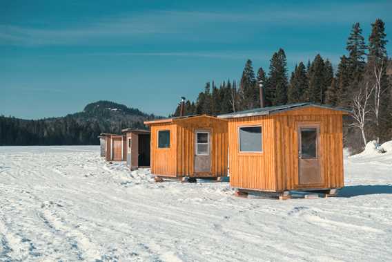 Pêche blanche à la Pourvoirie La Barrière