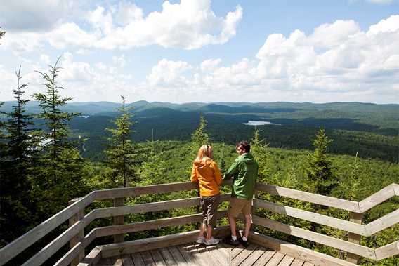 Belvédère au parc national du Mont-Tremblant