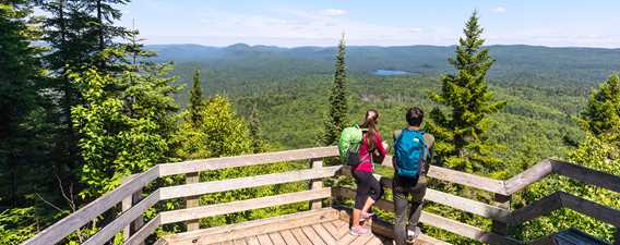 Randonnée pédestre au parc national du Mont-Tremblant