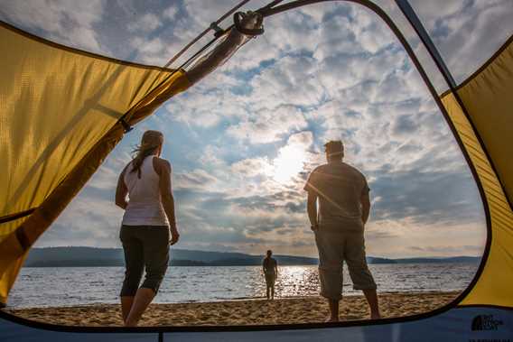 Plage du parc régional du Lac Taureau