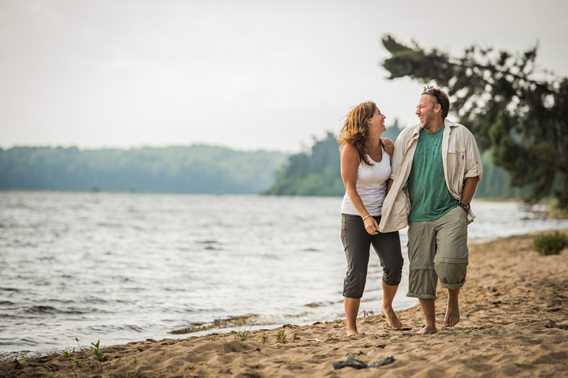 Plage du parc régional du Lac Taureau