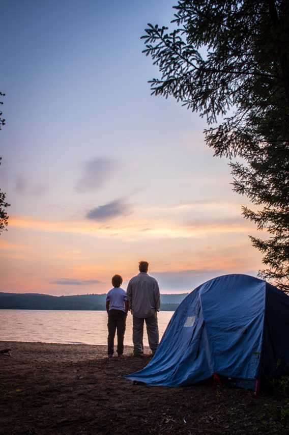 Plage du parc régional du Lac Taureau