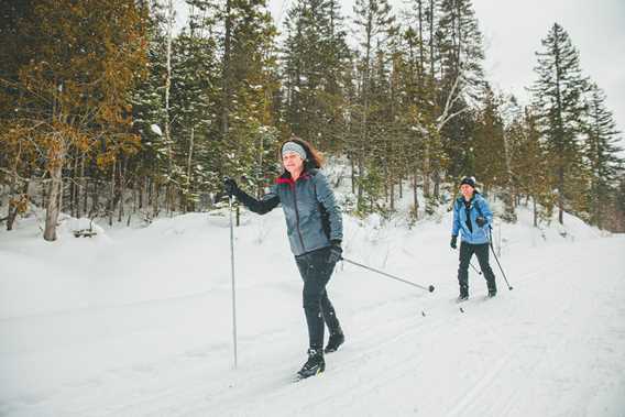 Ski de fond et raquette - Parc régional de la Forêt Ouareau