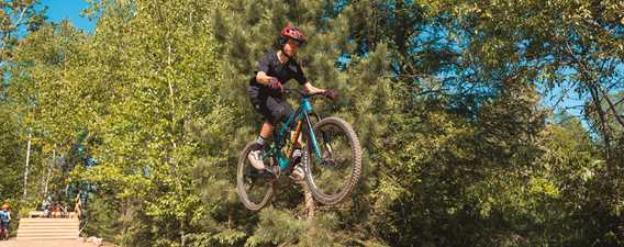 Mountain bike in Saint-Donat