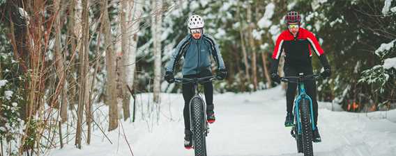 Fat bike in Saint-Donat