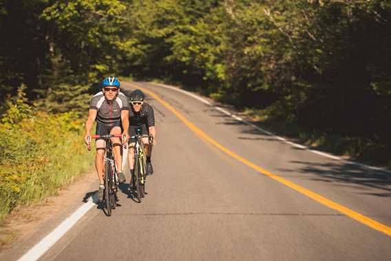 Chemin Hector Bilodeau in bike