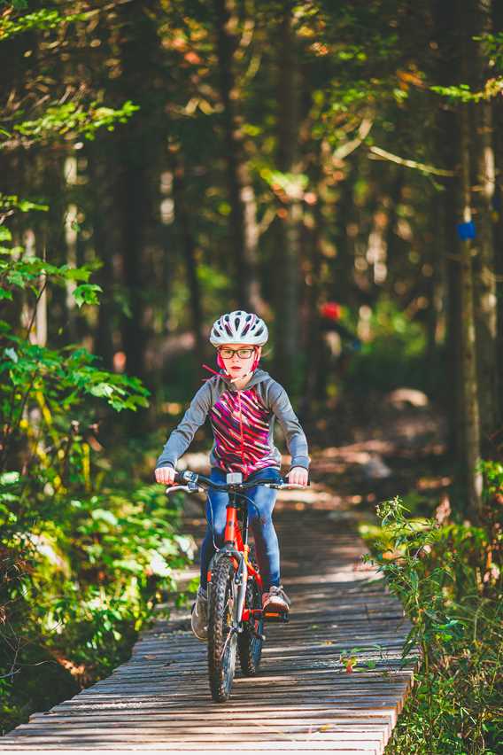 Mountain bike in Saint-Donat