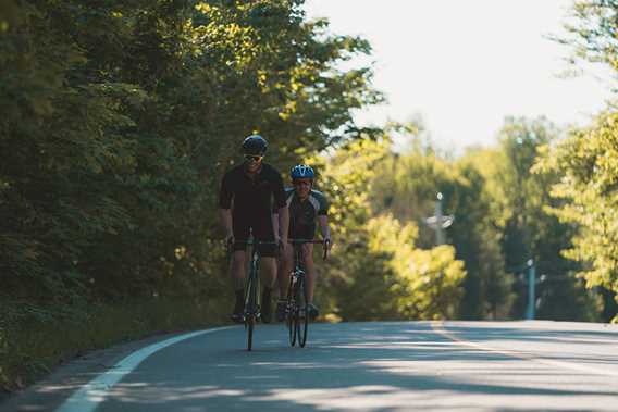 Chemin Hector Bilodeau in bike