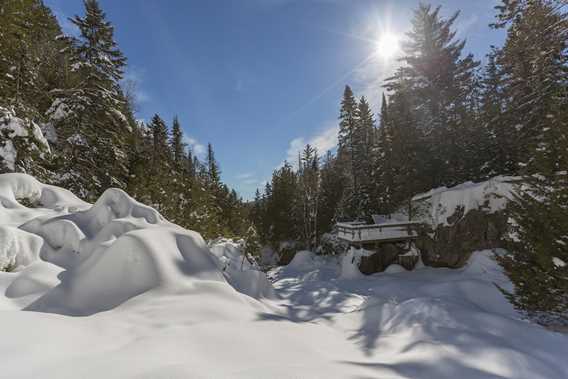Snowshoeing - Parc régional de la Chute-à-Bull
