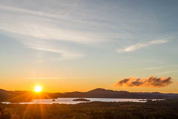 Le Mont-Sourire à Saint-Donat en automne