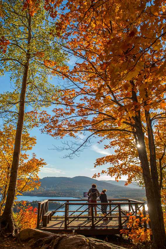 Le Mont-Sourire à Saint-Donat en automne