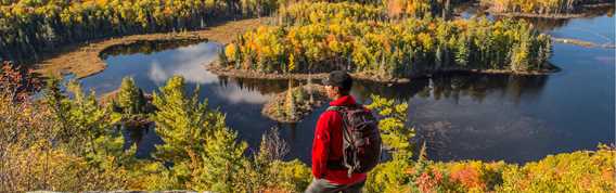 Le Mont-Sourire de Saint-Donat en automne