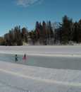Skating, sliding and snowshoeing - Lac Rawdon and Parc des chutes Dorwin