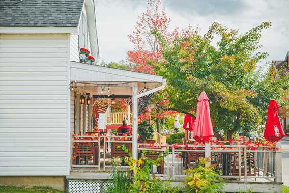 Terrace in Saint-Donat