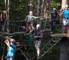 parcours dans les arbres