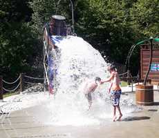 Chalets en bois rond avec spa