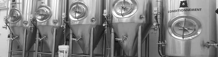 Microbrasserie l'Ours Brun fermenteurs de bières