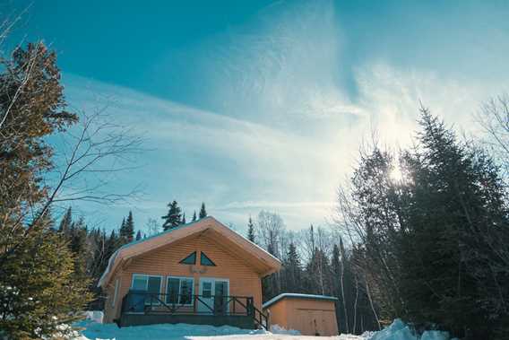 Chalet de la Pourvoirie Domaine Bazinet