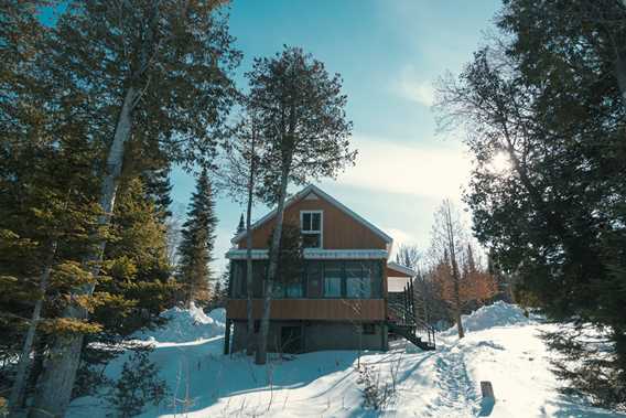 Chalet de la Pourvoirie Domaine Bazinet