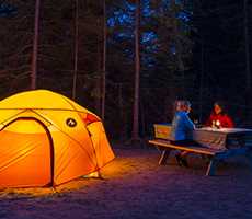 Camping au Parc du Mont-Tremblant