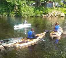 Kayaking at Vivez l'Aventure