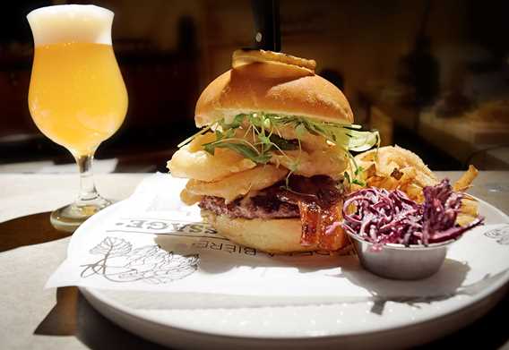 Microbrasserie Trécarré Burger