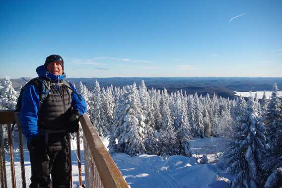 Montagne Noire in winter