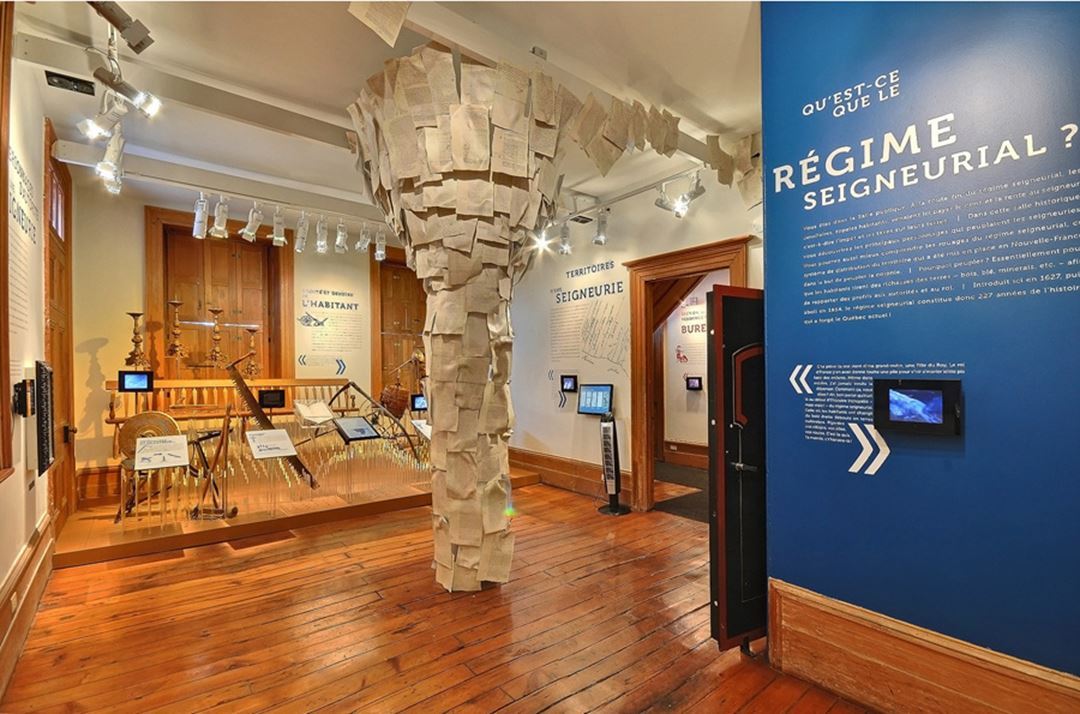 Permanent exhibition : Récits d’une seigneurie on Île-des-Moulins