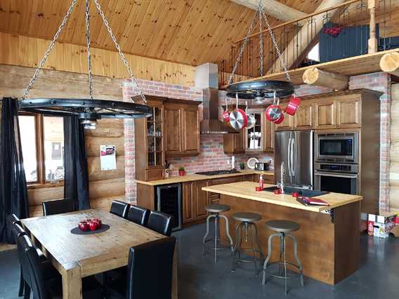 Kitchen at Jadanie chalet
