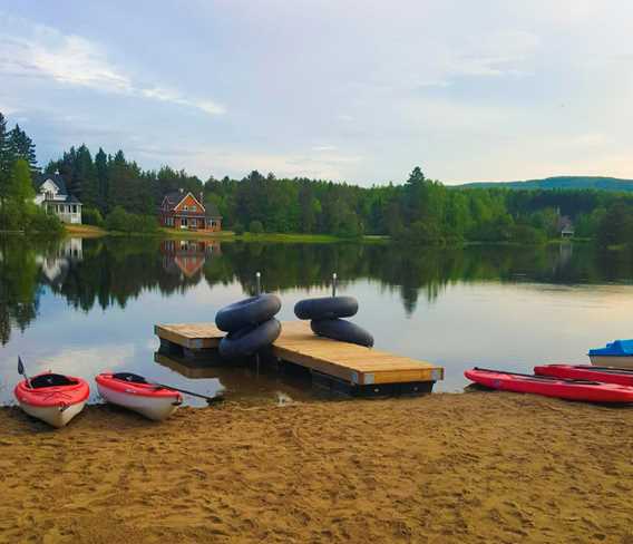 Beach at Le Jadanie chalet