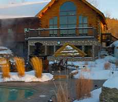 Spa Natur'Eau en hiver