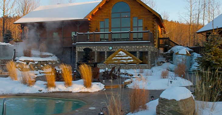 Spa Natur'Eau en hiver