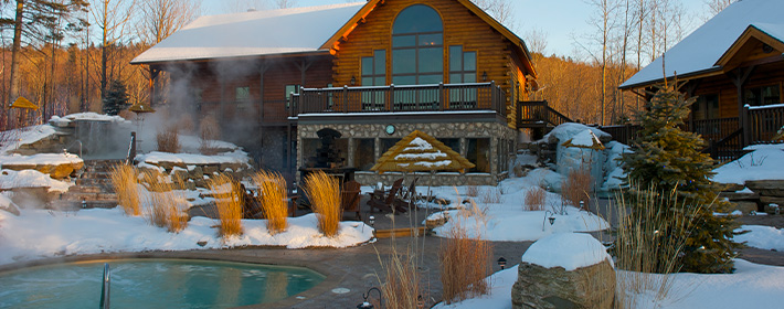 Spa Natur'Eau en hiver