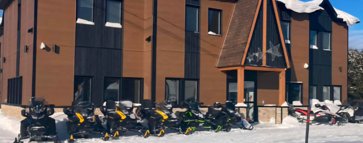 Hotel Saint-Michel in winter