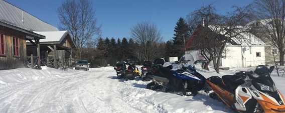 Snowmobile at ULM Québec