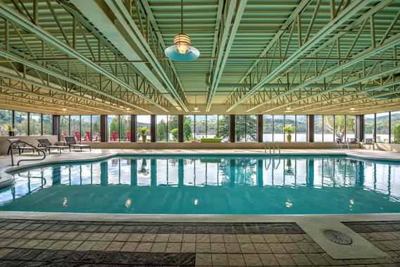 Indoor pool at Le Grand R