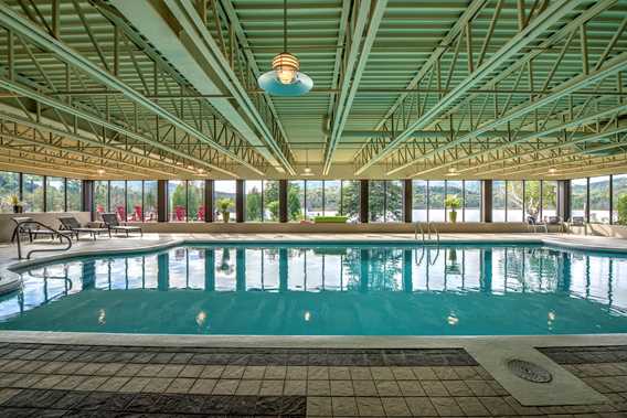 Indoor pool at Le Grand R