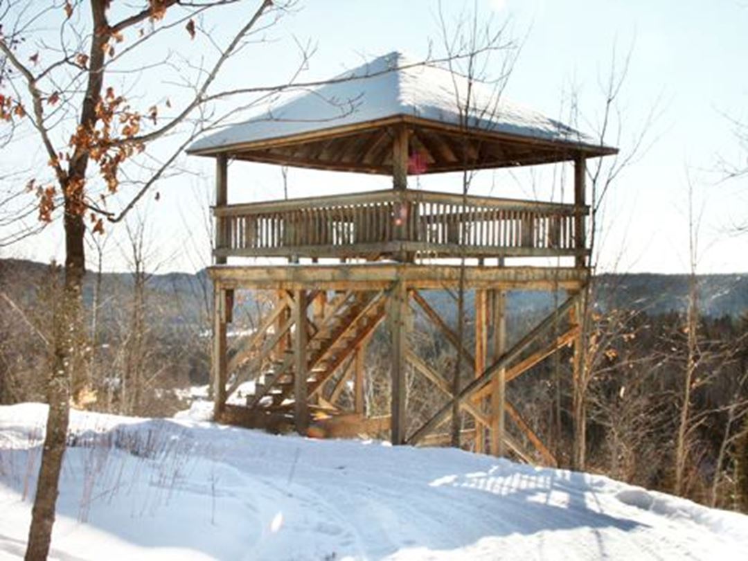 Observatory on the ground.