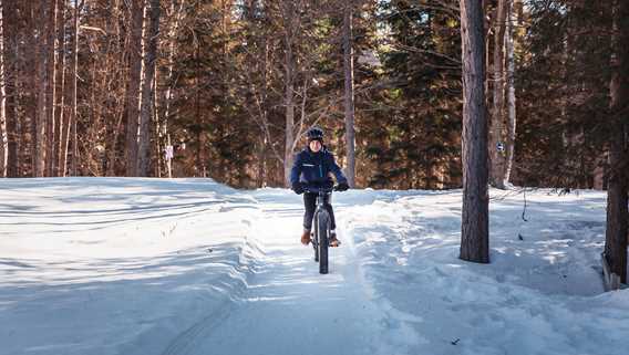 Fat bike au Camp-De-La-Salle