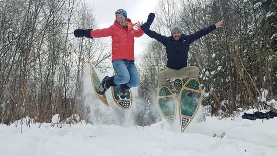 Snowshoe at Camp Taureau