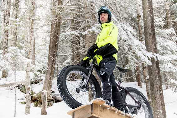 Fat bike au parc Louis-Philippe-De Grandpré