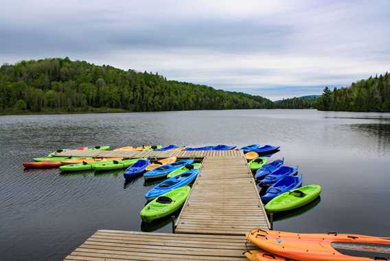 Dock at Plein Air Lanaudia vacations centre