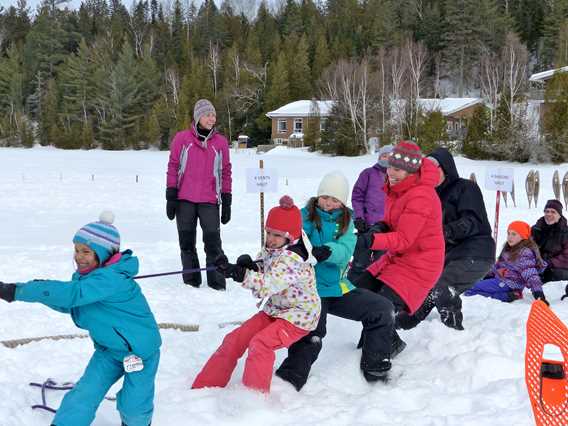 Sports d'hiver à Plein Air Lanaudia