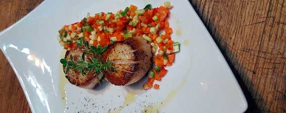 Scallops from Restaurant de l'Auberge Ma Maison