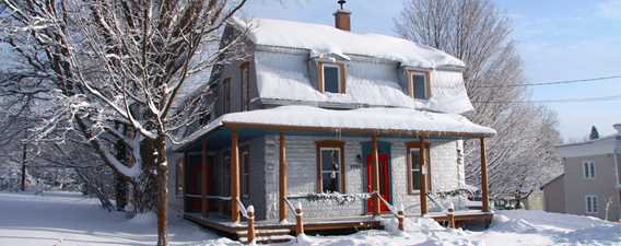 Chêne et capucine bed and breakfast in winter